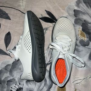 white crocs sneakers